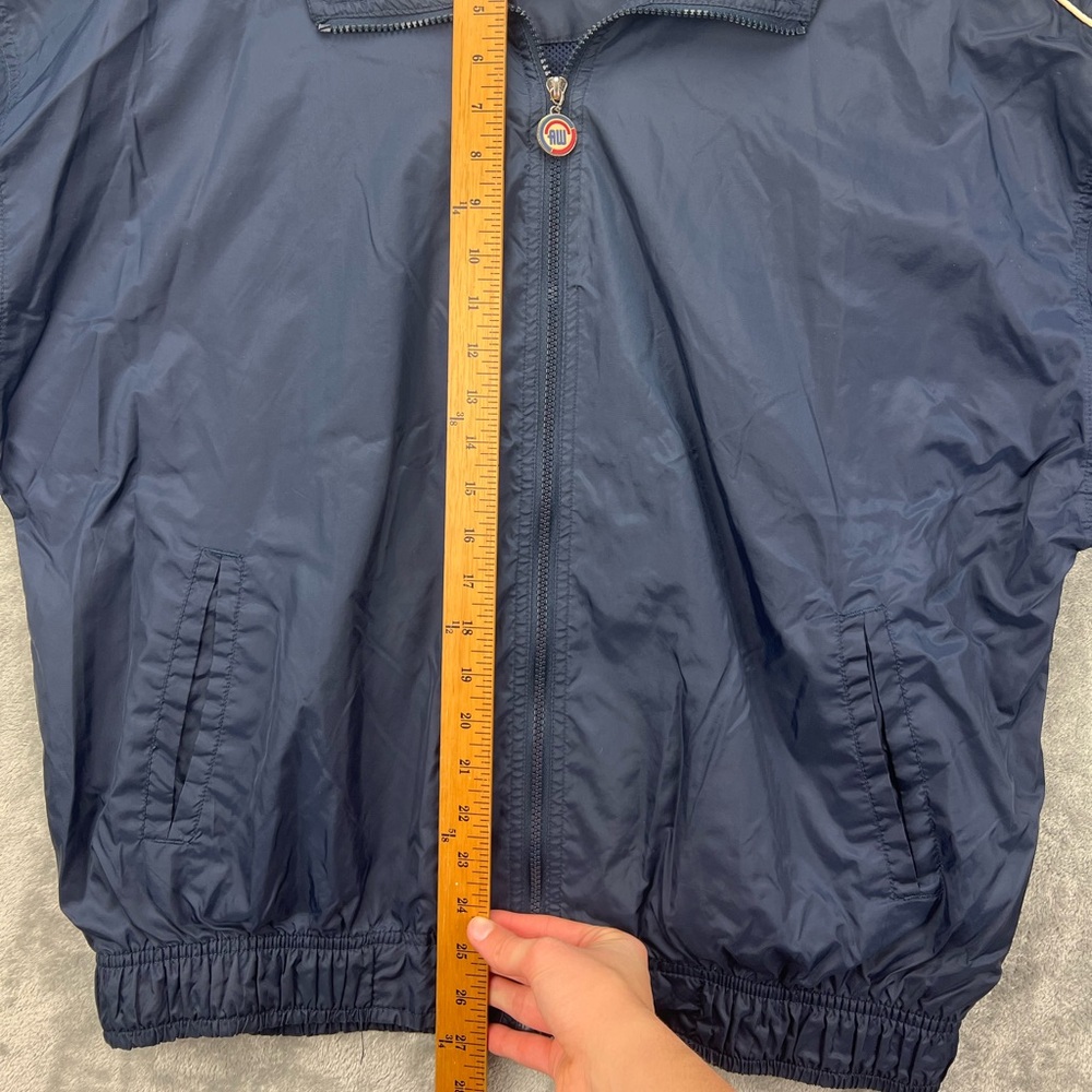 Vintage Athletic Works Windbreaker Jacket Bomber Retro Streetwear Men’s Large - Picture 5 of 5